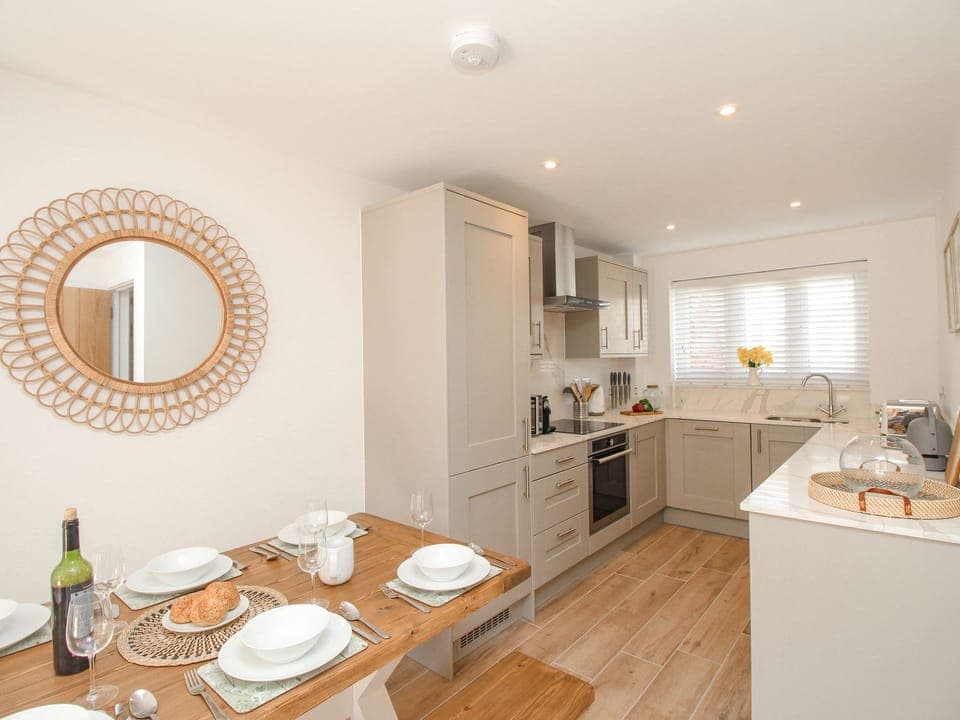 Fridge, dishwasher, electric kettle, toaster