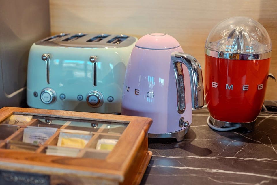 Daily buffet breakfast (EUR 14 per person)