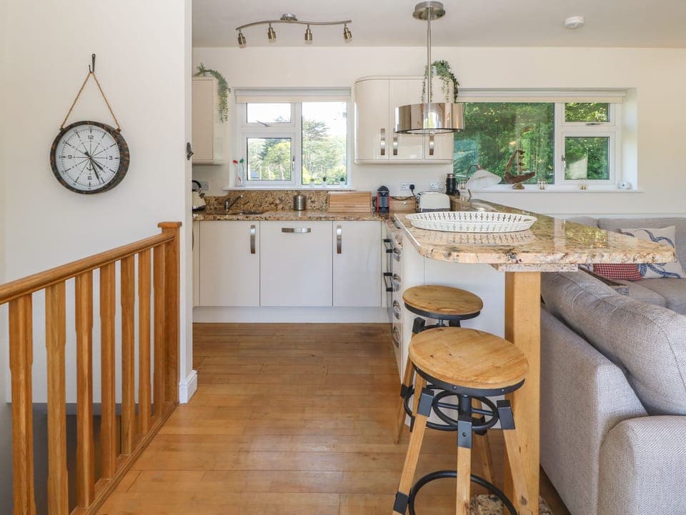 Fridge, dishwasher, electric kettle, toaster