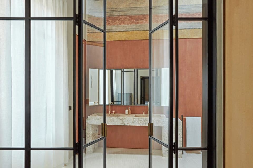 Junior Suite, 1 King Bed | Bathroom | Shower, free toiletries, hair dryer, bathrobes