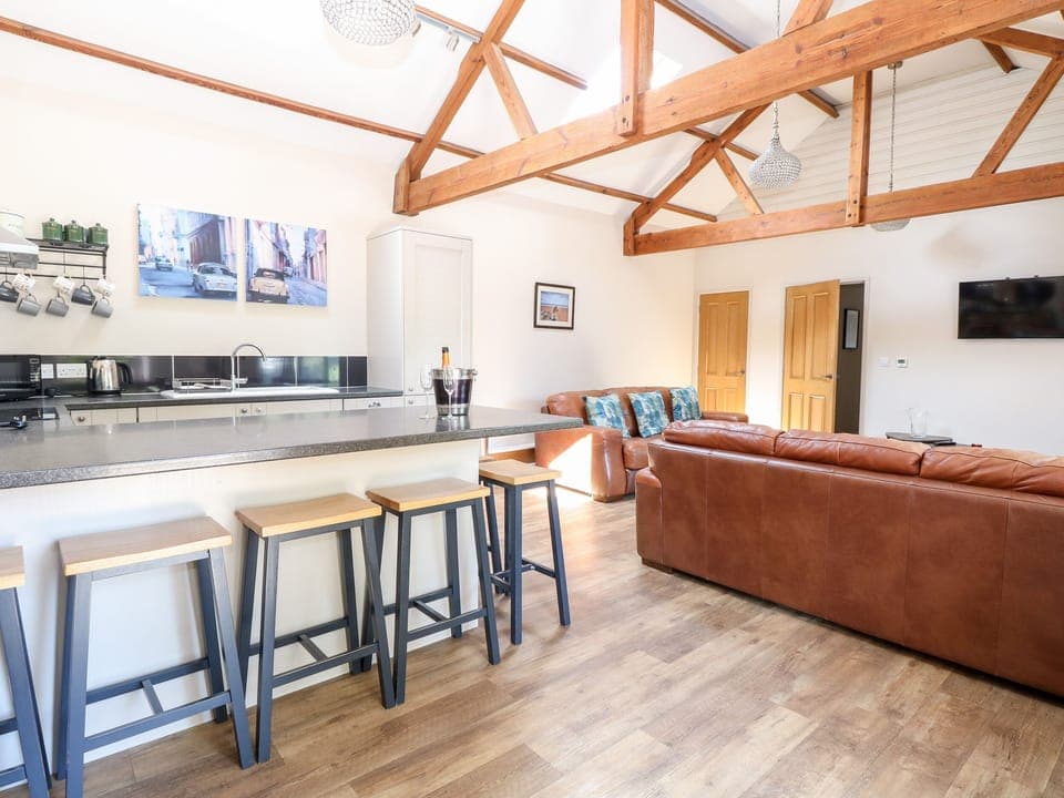 Fridge, dishwasher, electric kettle, toaster