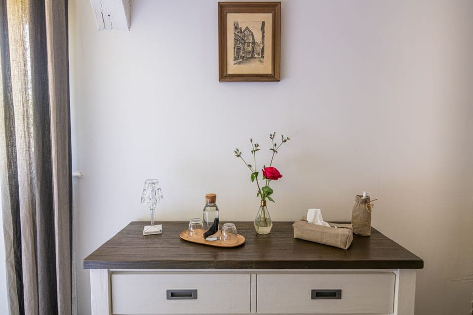 Premium bedding, individually decorated, individually furnished, desk