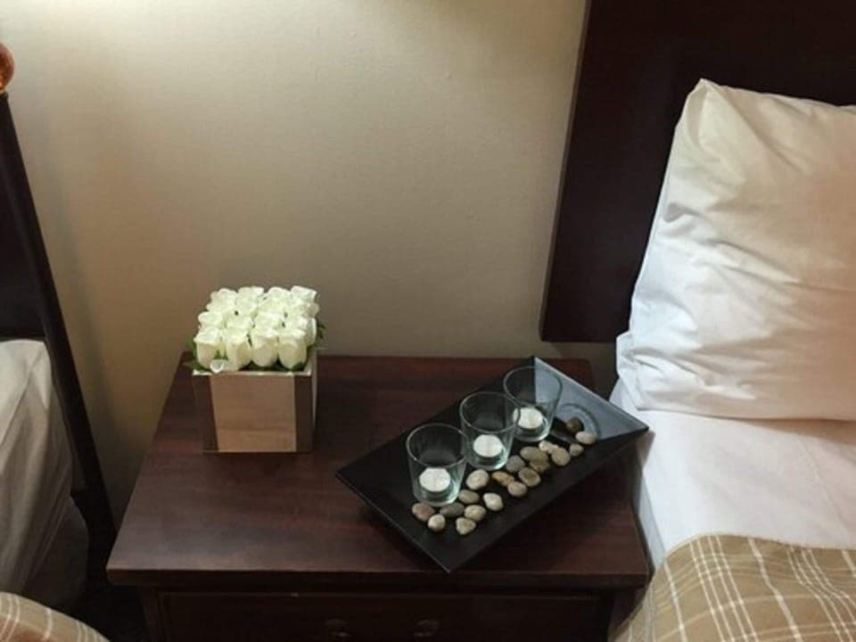 Standard Room, 2 Queen Beds | Desk, free WiFi, bed sheets