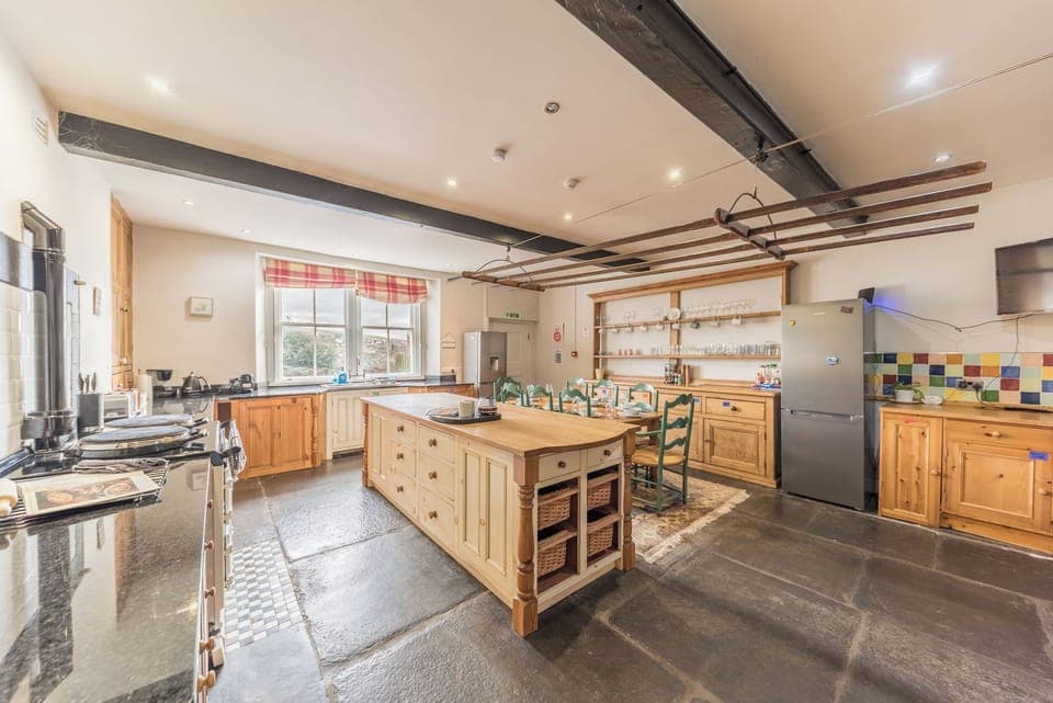 Fridge, dishwasher, electric kettle, toaster