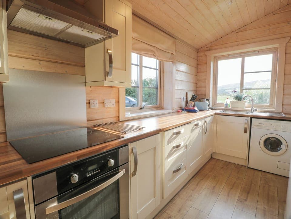 Fridge, dishwasher, electric kettle, toaster