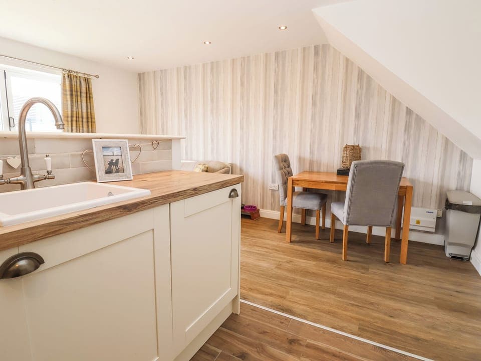 Fridge, dishwasher, electric kettle, toaster