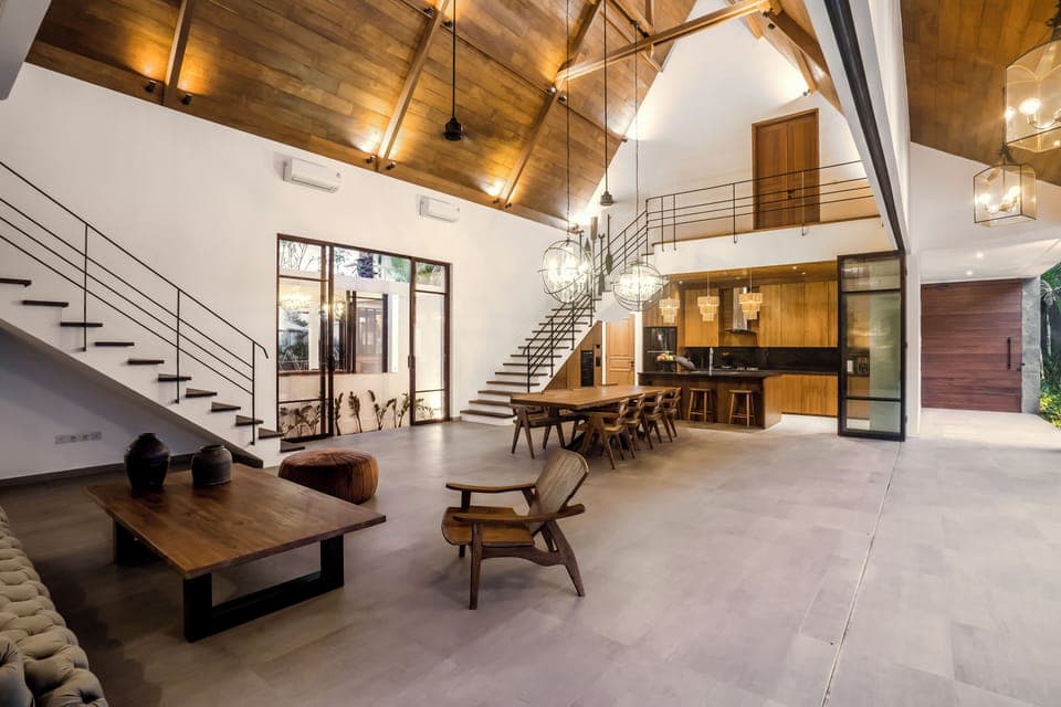 Deluxe Villa, 4 Bedrooms, Bathtub, Pool View | Private kitchen | Fridge, microwave, oven, stovetop