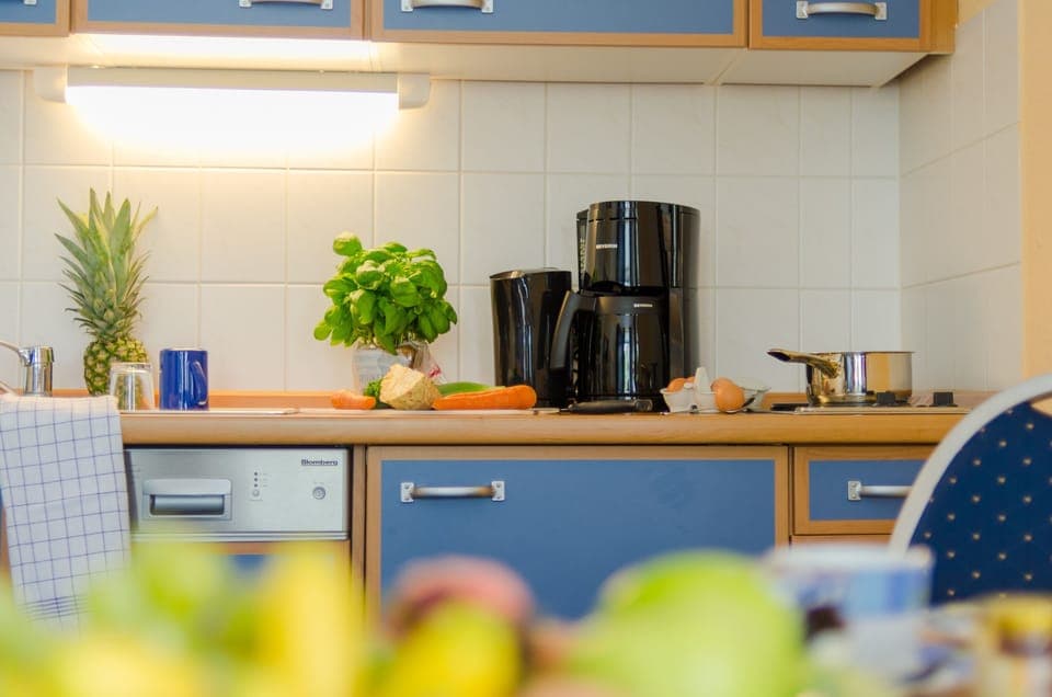 Apartment (1 room) | Private kitchen | Fridge, dishwasher, coffee/tea maker, cookware/dishes/utensils