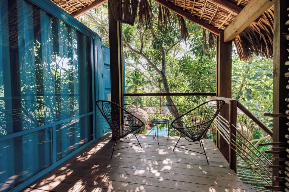 NOMA Two Bedrooms Cabin - Pool View | Terrace/patio