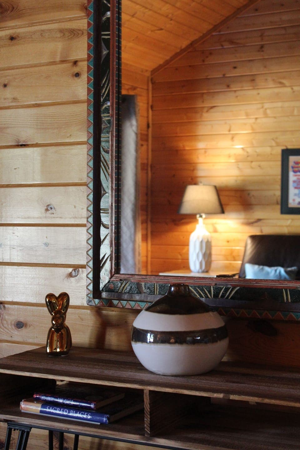 Signature Cabin, 2 Bedrooms | Living area | Table tennis, books