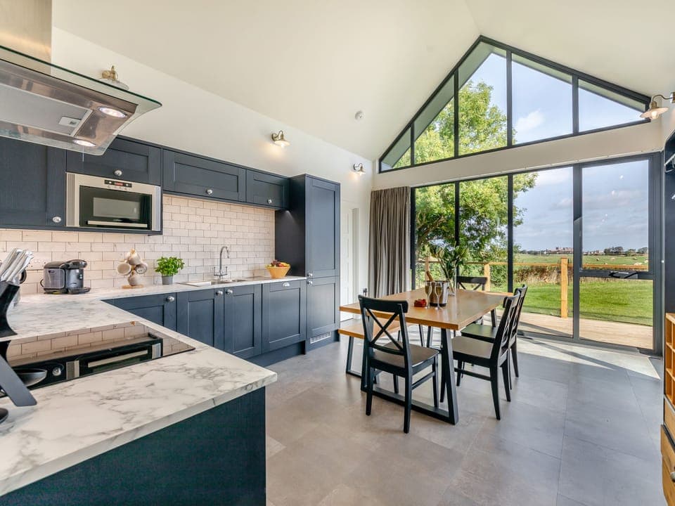 Fridge, dishwasher, electric kettle, toaster