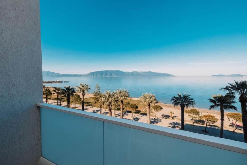 Double Room, Balcony, Sea View | Free WiFi, bed sheets