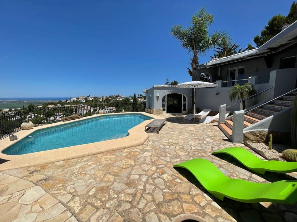 Finca mit Pool und Panoramablick in Monte Pego Vacation rental in Marina Alta