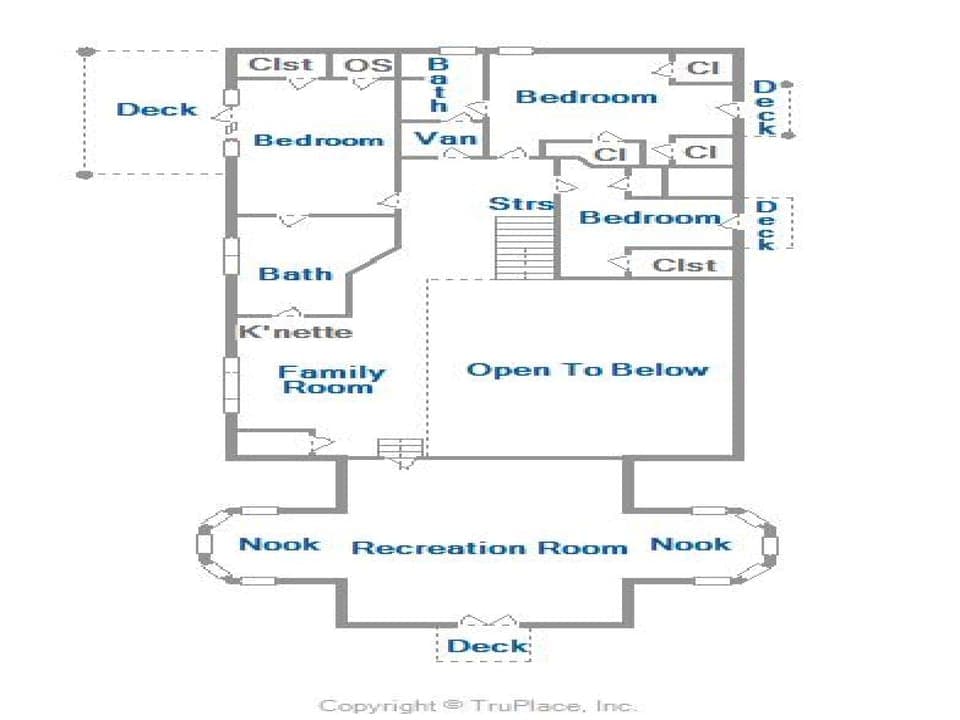 Upper Level Floor Plan