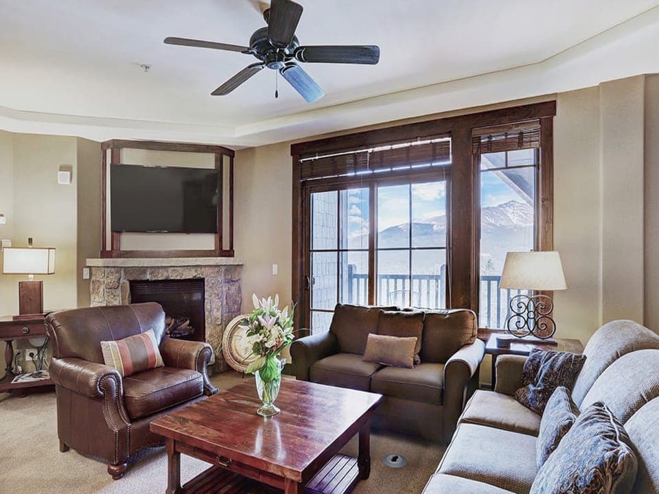 Living Room - Crystal Peak Lodge 7304 - Breckenridge Vacation Rental
