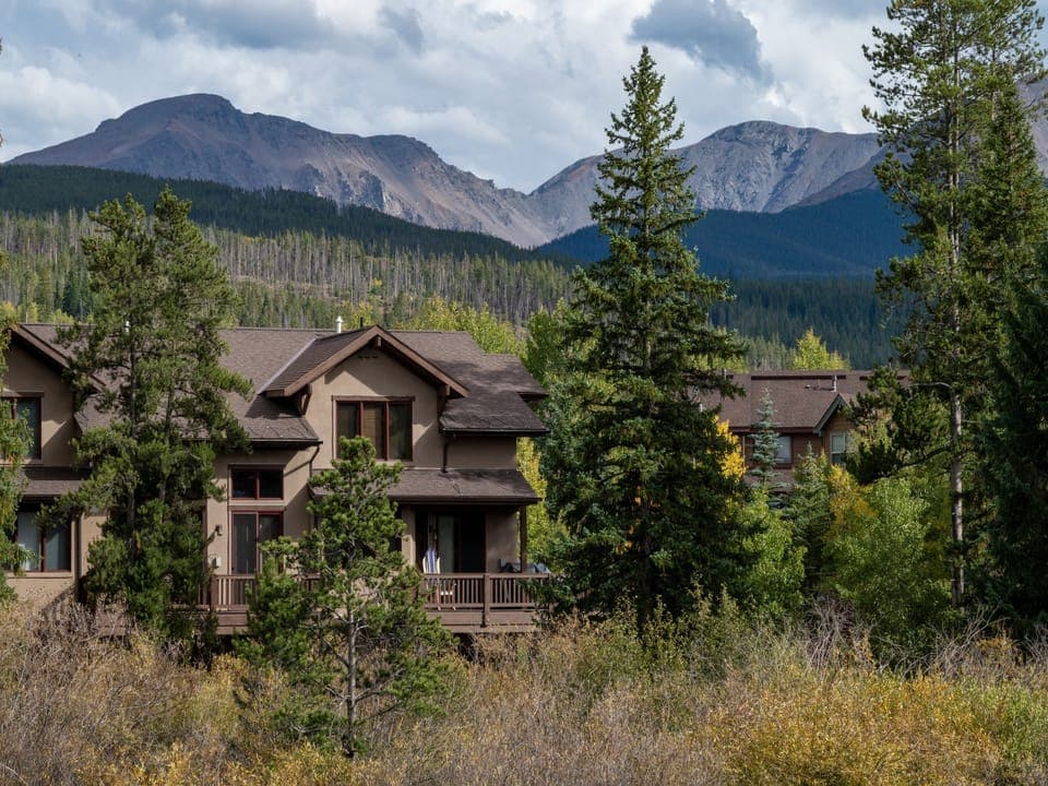 Willows Way 102 - a SkyRun Winter Park Property - Downtown Location!  This shot is taken from willows behind the townhome