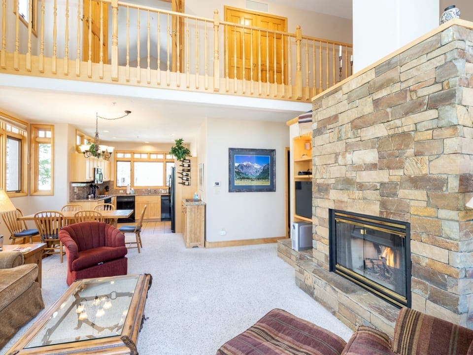 Living Room, Dining & Kitchen