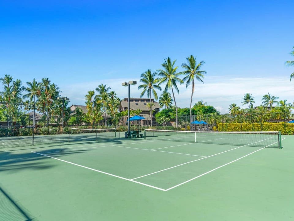 Tennis courts for guests use