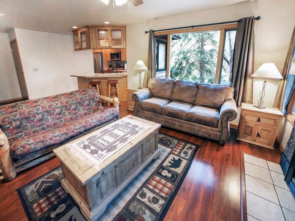 Living Room with Queen Sleeper Sofa