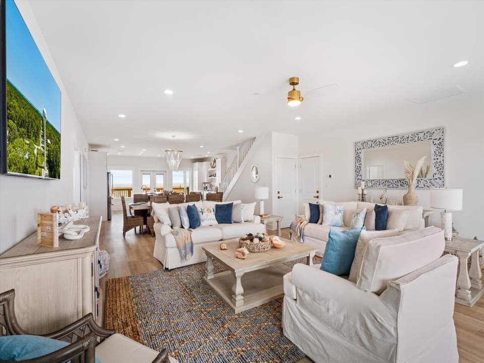 002 Anchored Lighthouse Open Floor Plan Living Room