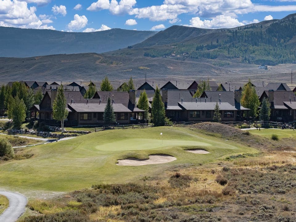 Golf course views!