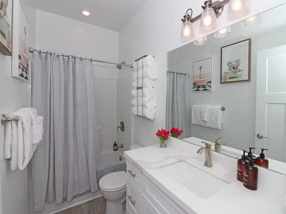 Full bath with tub