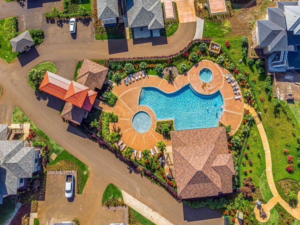 Birds Eye Pool View