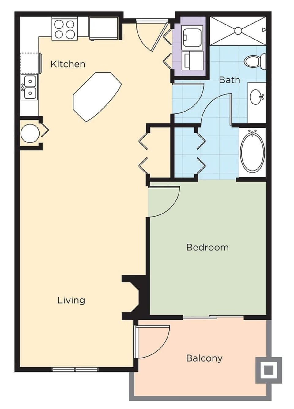 Unit may vary in layout, view, floor, and decor.