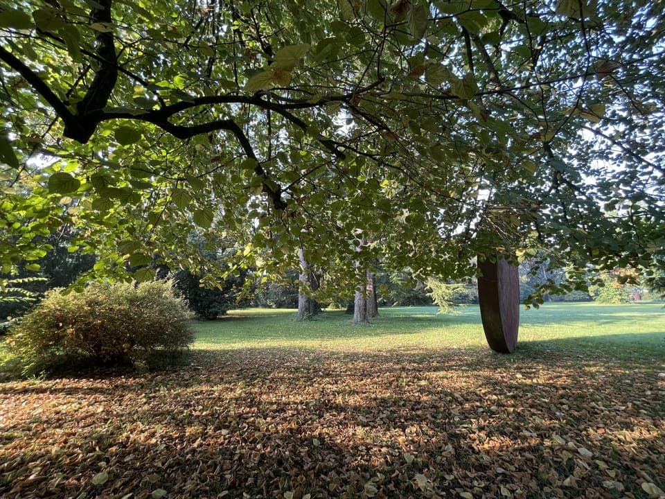 The park with its many famous sculptures.