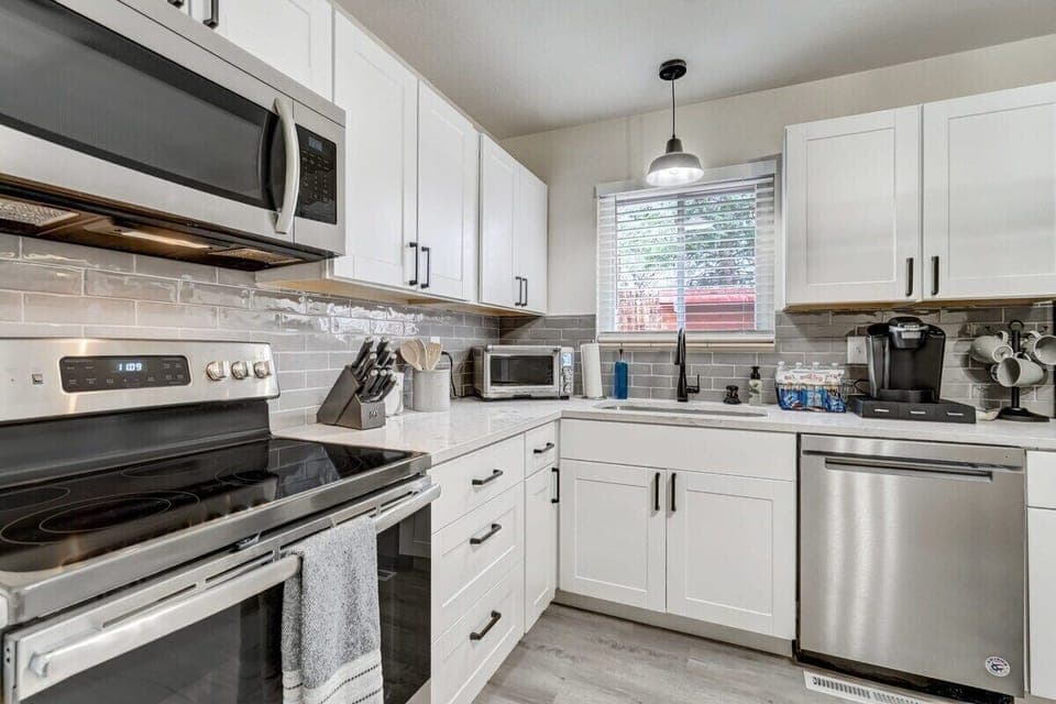 Make yourself at home in our fully equipped kitchen and whip up your favorite meals during your stay!