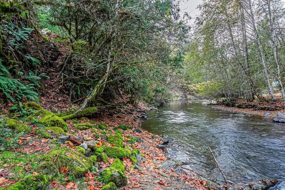 River side can be accessed from the stairs