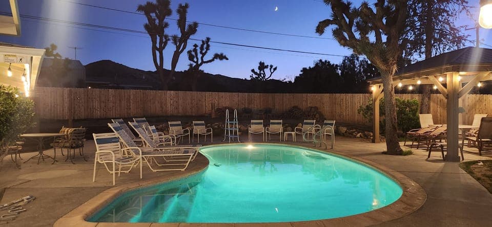 The sun sets over the horizon creating a perfect atmosphere for gatherings & fun