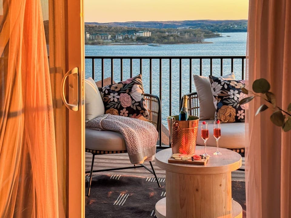 Pop some champagne and toast to a beautiful getaway