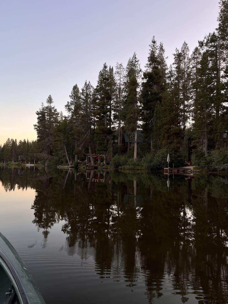 Dusk at the lake