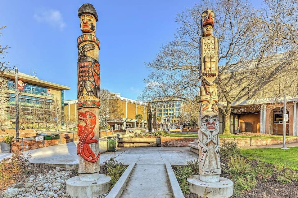 Centennial Square, across the street from our condo