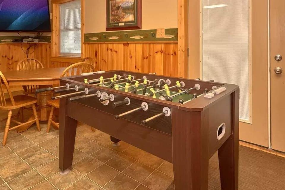 Foosball At The Cabin