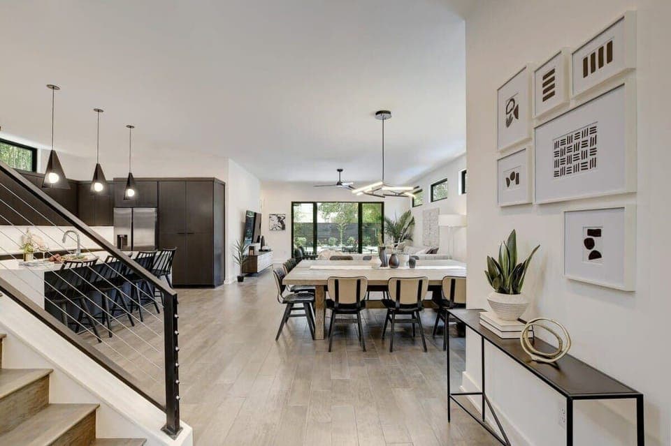 Dining Area | Lower Level | Adjacent to Kitchen