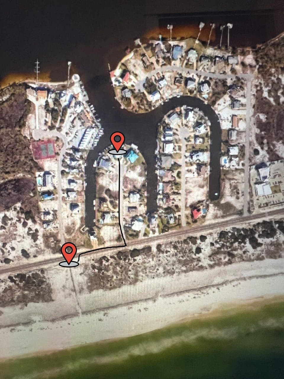 Short 4 minute walk to the private neighborhood beach! 