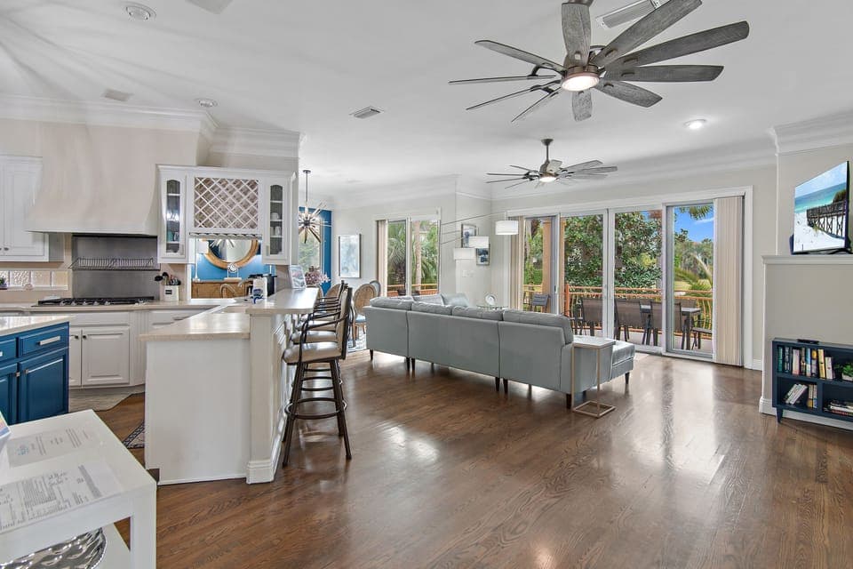 Spacious and open