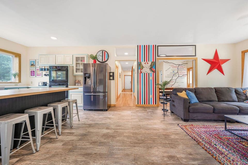 Shh we won't tell your boss your enjoying the open concept home and not at work