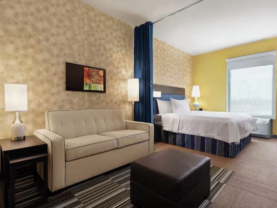 Bedroom. Interior and views may vary based on location and availability.