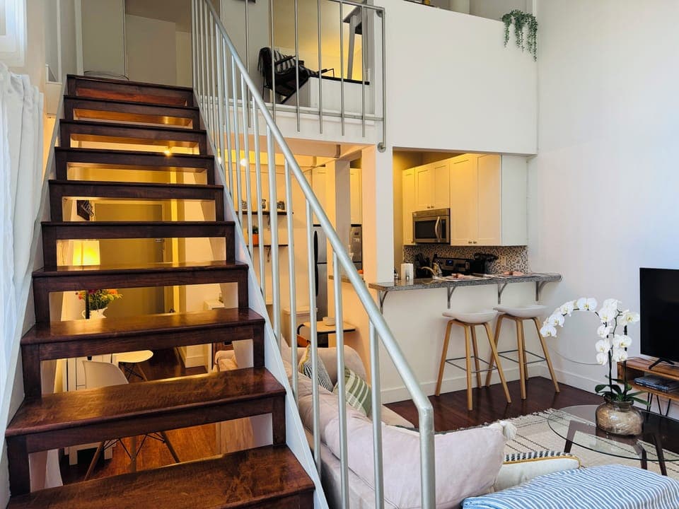 Stairs area