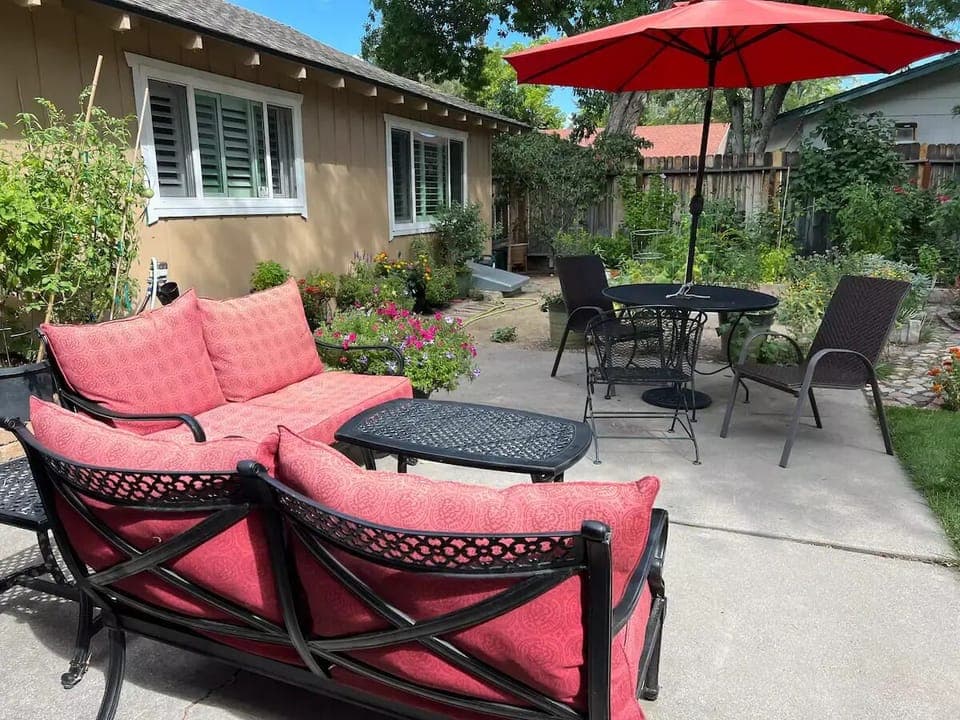 Backyard patio