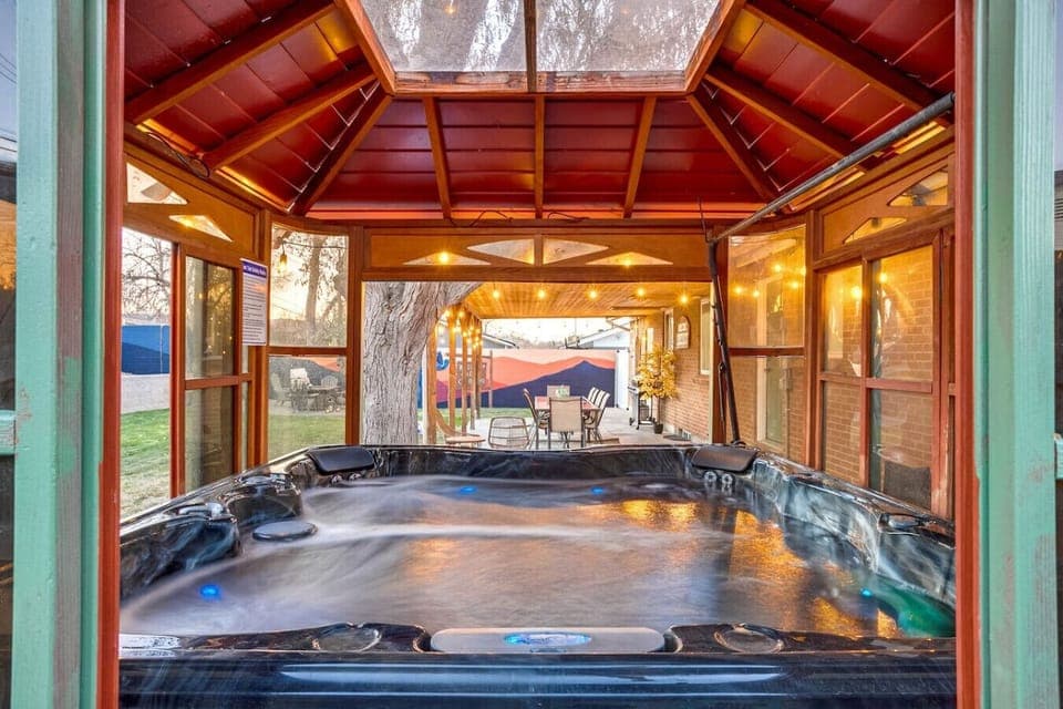 Private hot tub + fully fenced backyard  perfect for relaxing after Red Rocks or a day exploring Denver