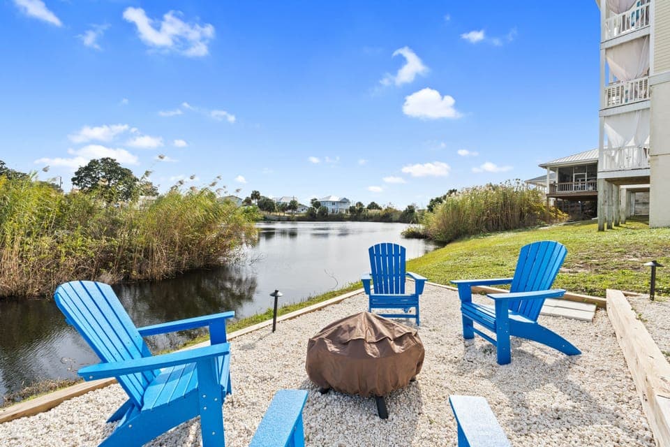 Firepit on the Water