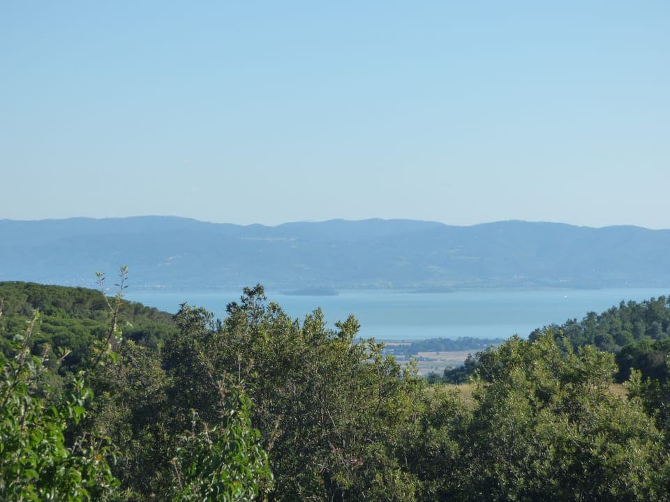 This is the view towards Trasimeno Lake