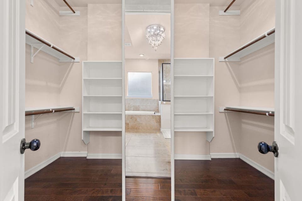 A spacious storage area