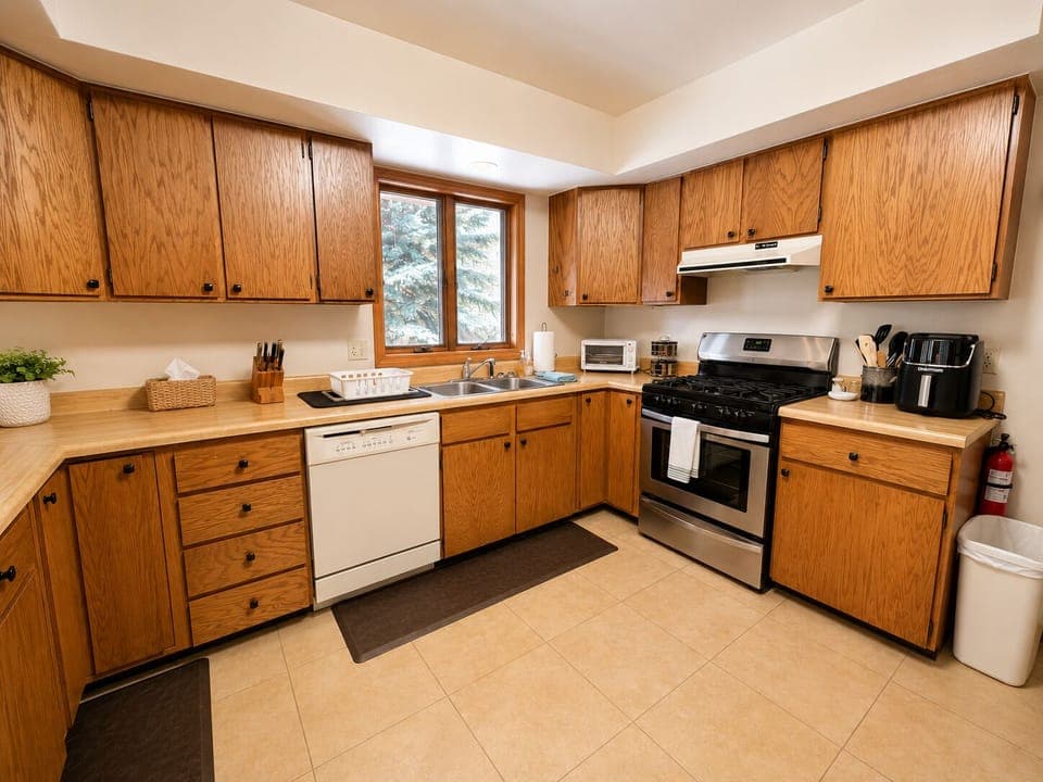 Fully Stocked Kitchen