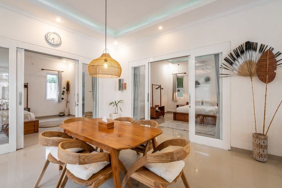 Spacious dining room perfect for shared meals and family gatherings