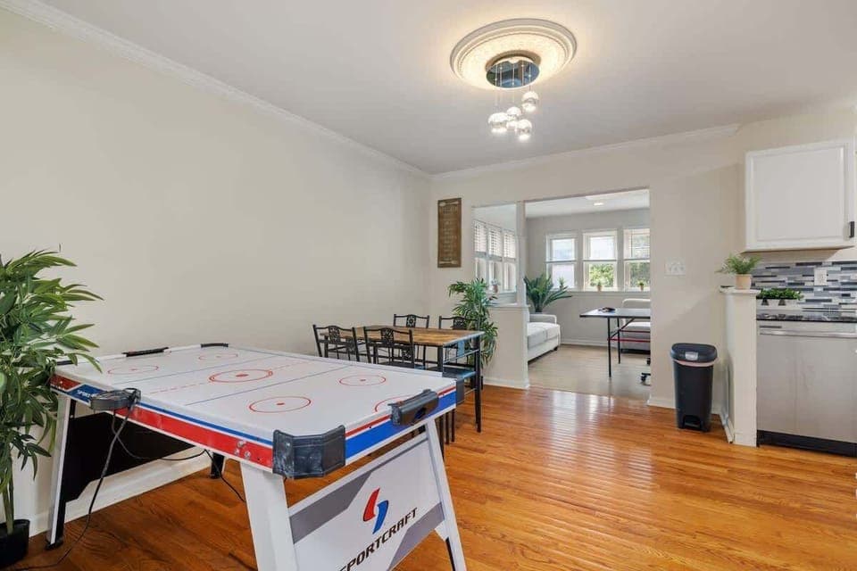 Get ready for heart-pounding air hockey excitement.